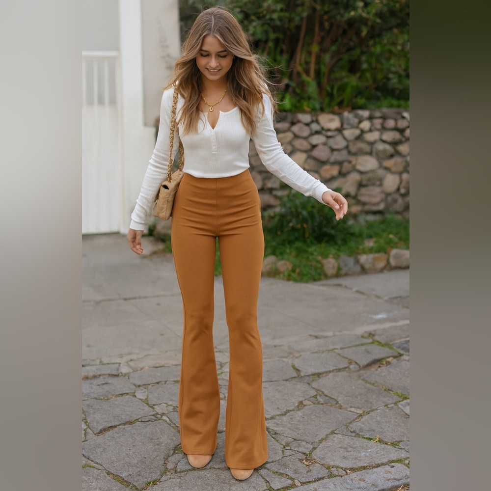 Aritzia Wilfred Candace Mid-rise Kick Flare Pant